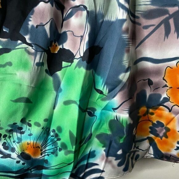 The Limited Strapless Floral Grafitti Dress Size 4 - Picture 6 of 10